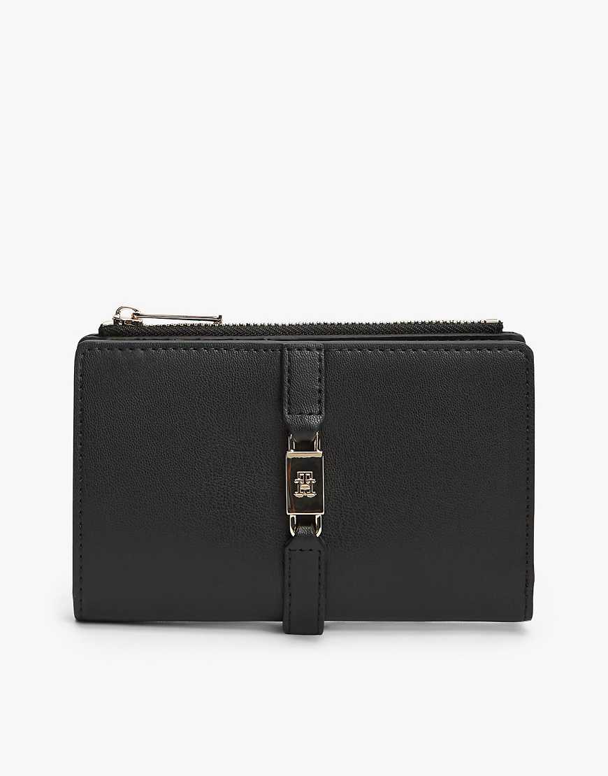 Tommy Hilfiger - Brieftasche in Schwarz mit TH-Monogramm von Tommy Hilfiger