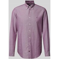 Tommy Hilfiger Business-Hemd mit Button-Down-Kragen Modell 'Henry' in Rot, Größe 45 von Tommy Hilfiger