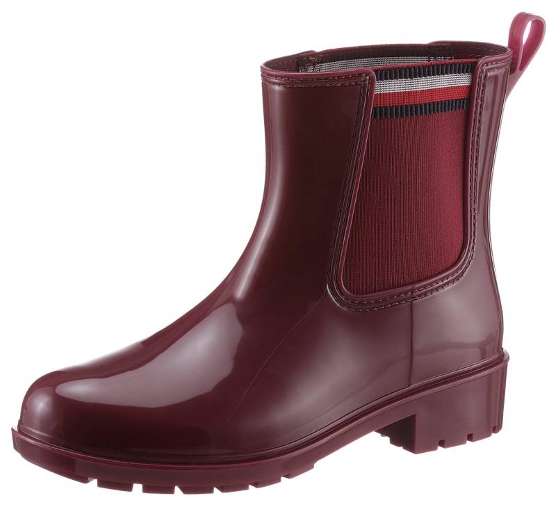 Tommy Hilfiger CORPORATE ELASTIC RAINBOOT Chelseaboots mit beidseitigem Stretcheinsatz von Tommy Hilfiger