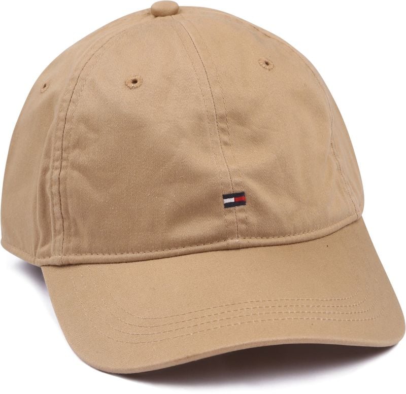 Tommy Hilfiger Cap Logo Camel - von Tommy Hilfiger