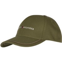 Tommy Hilfiger Herren Cap grün Mikrofaser von Tommy Hilfiger