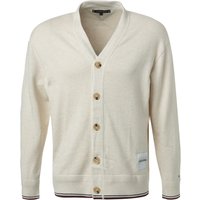 Tommy Hilfiger Herren Cardigan beige unifarben von Tommy Hilfiger