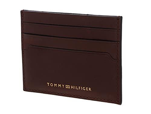 Tommy Hilfiger Casual Leather CC Holder Dark Tan von Tommy Hilfiger