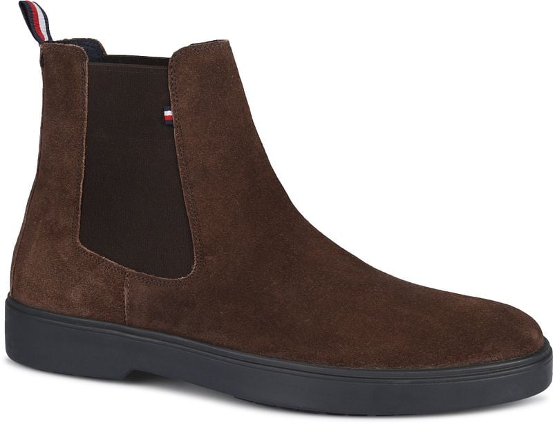 Tommy Hilfiger Chelsea Boots Braun - Größe 44 von Tommy Hilfiger