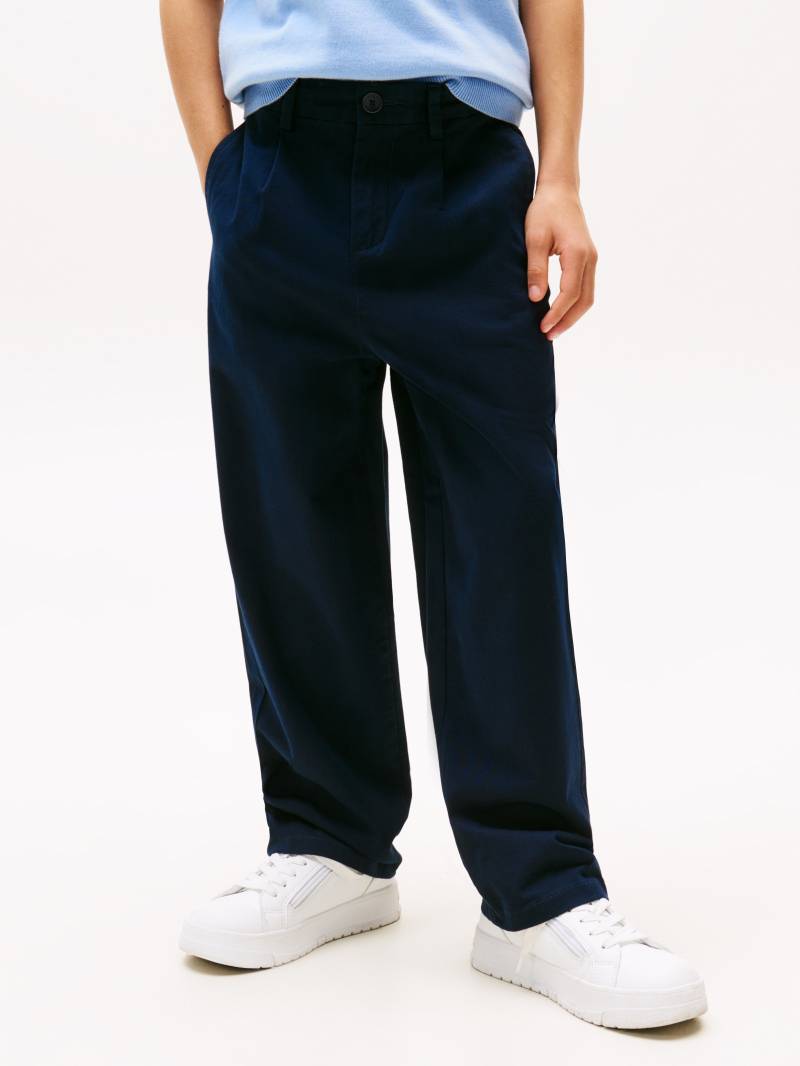Tommy Hilfiger Chinohose "PLEATED CHINO PANT" für Kinder bis 16 Jahre, mit Bundfalten von Tommy Hilfiger