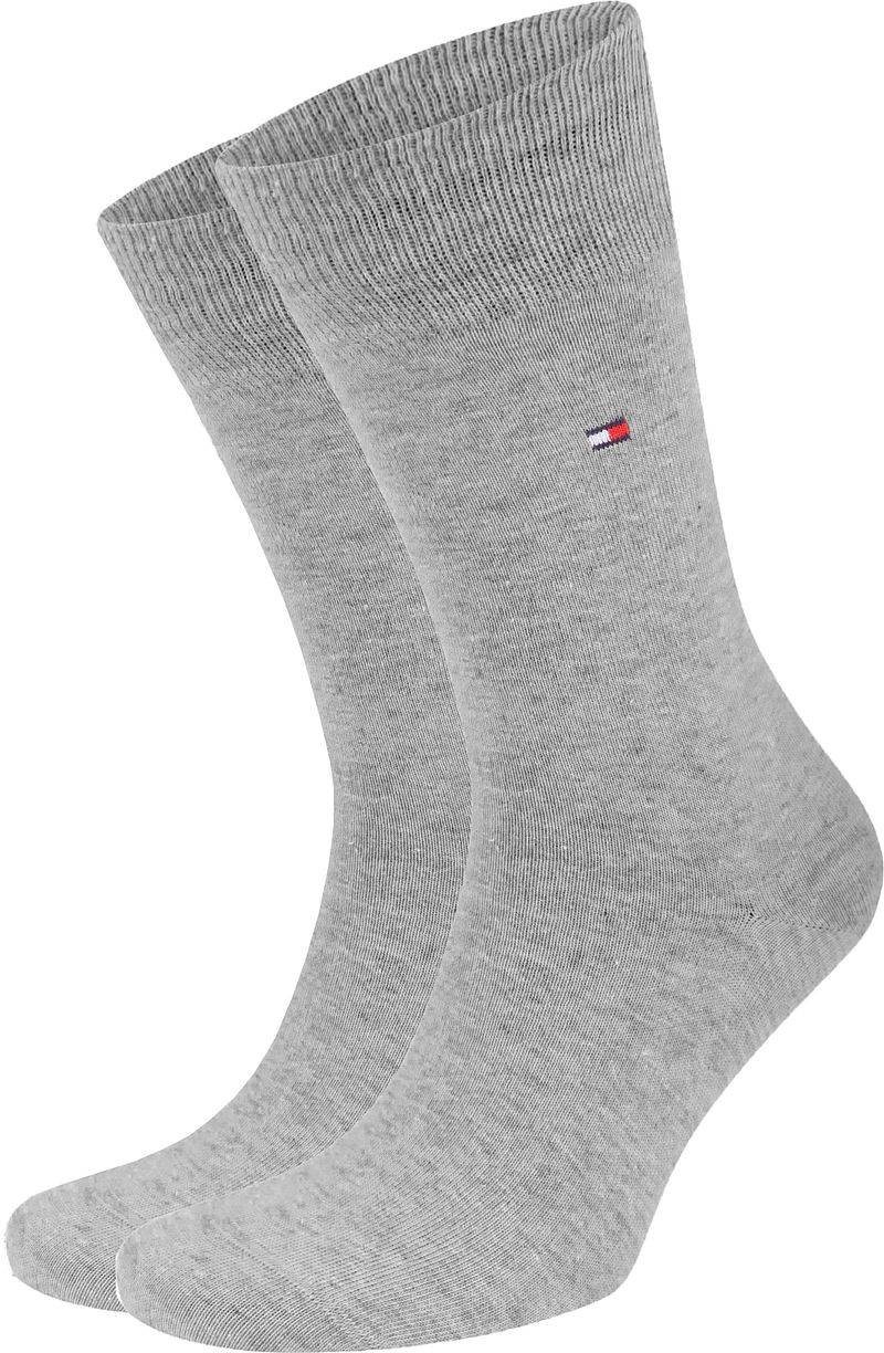 Tommy Hilfiger Classic 2-Pack Socken Grau - Größe 39-42 von Tommy Hilfiger