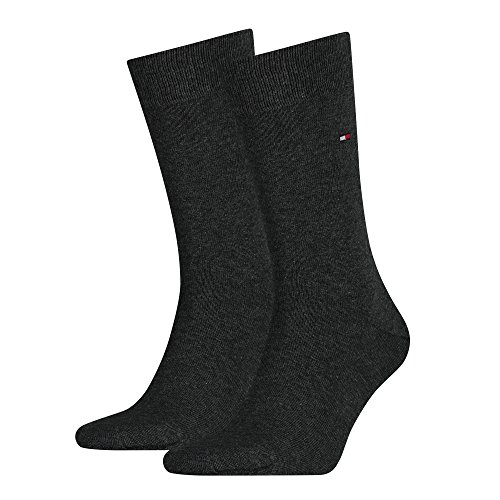 Tommy Hilfiger Classic Herrensocken 6 Paar und 12 Paar (47/49 - 12 Paar, 030 anthrazit) von Tommy Hilfiger