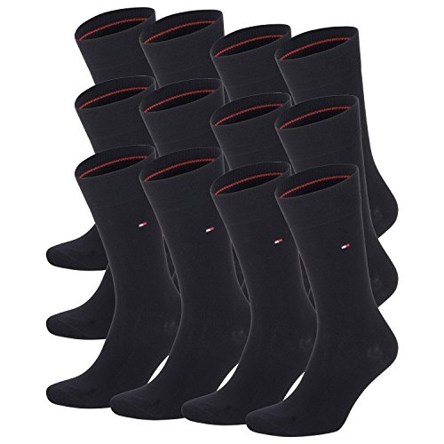 Tommy Hilfiger Classic Herrensocken 12 Paar (47/49 - 12 Paar, 200 black) von Tommy Hilfiger