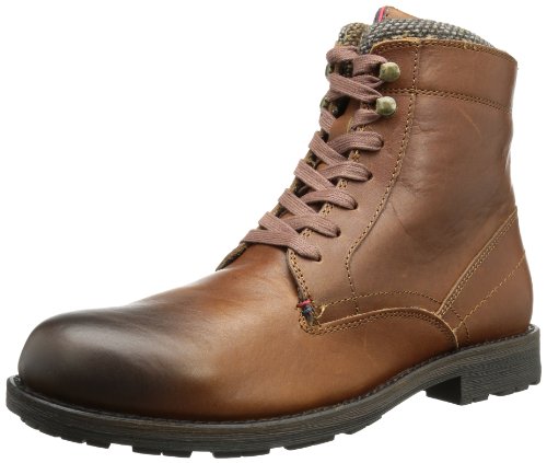 Tommy Hilfiger Clift 7A FM56815997, Herren Biker Boots, Braun (Winter Cognac 906), EU 43 von Tommy Hilfiger