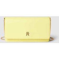 Tommy Hilfiger Clutch mit Label-Applikation in Hellgelb, Größe One Size von Tommy Hilfiger