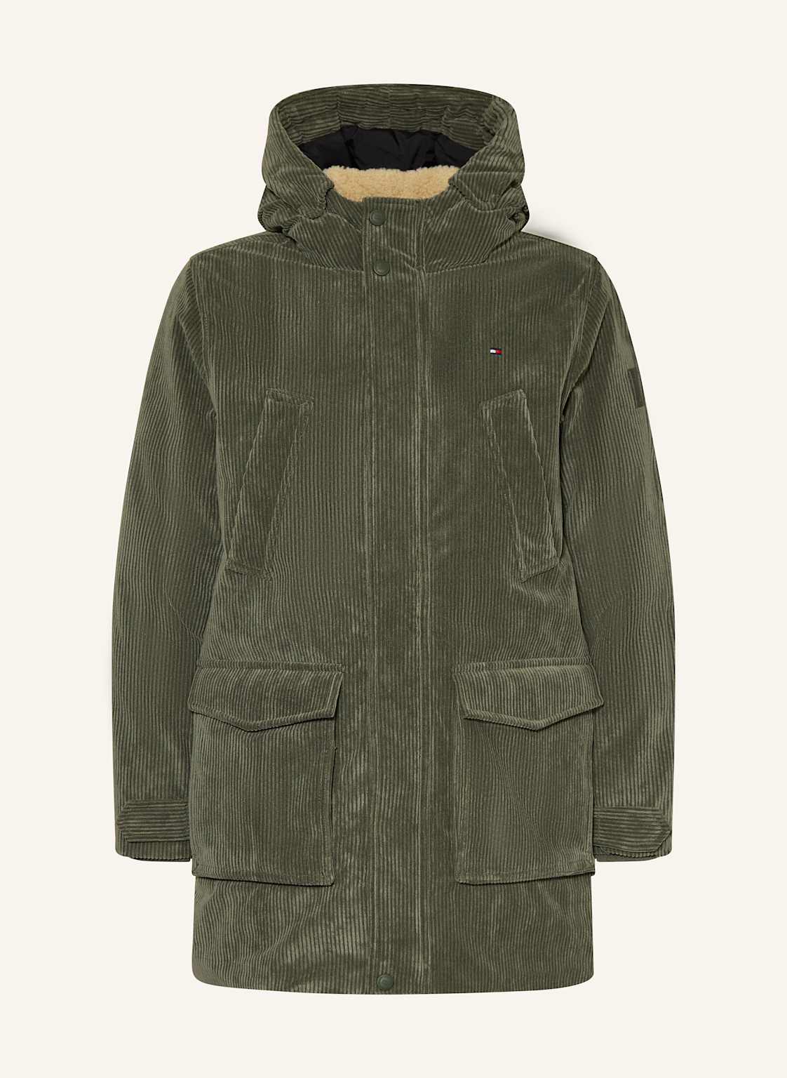 Tommy Hilfiger Cordparka gruen von Tommy Hilfiger