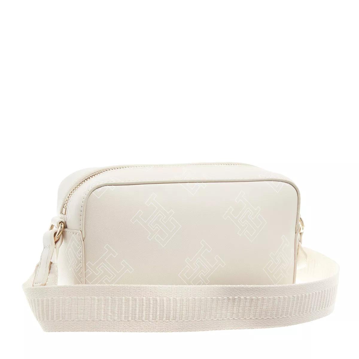 Tommy Hilfiger Crossbody Bags - Iconic Tommy Camera Bag Mono - Gr. unisize - in Beige - für Damen von Tommy Hilfiger