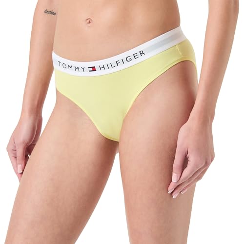 Tommy Hilfiger Damen (EXT Sizes) UW0UW04145 Bikini Hose, Gelb (Yellow Tulip), M von Tommy Hilfiger