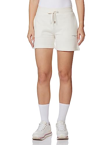 Tommy Hilfiger Damen Sweatshorts 1985 Terry Shorts Kurz, Beige (Weathered White), M von Tommy Hilfiger