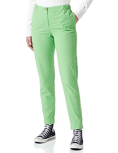 Tommy Hilfiger Damen Hose 1985 Tapered Baumwolle, Grün (Spring Lime), 38 von Tommy Hilfiger