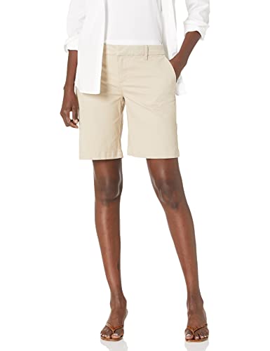 Tommy Hilfiger Damen 22,9 cm Hollywood, Standard-und Übergrößen Lässige Shorts, Khaki, 52 von Tommy Hilfiger