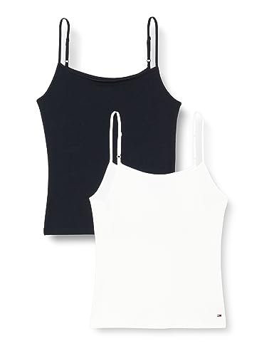 Tommy Hilfiger Damen 2er-pack Camisole, White/Desert Sky, M von Tommy Hilfiger