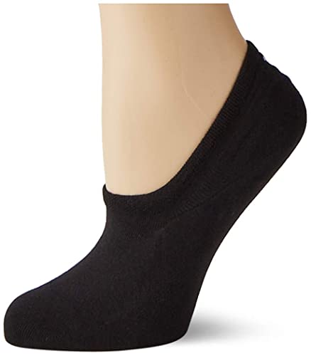 Tommy Hilfiger Damen Footie Socken, Schwarz, 35/38 (2er Pack) von Tommy Hilfiger