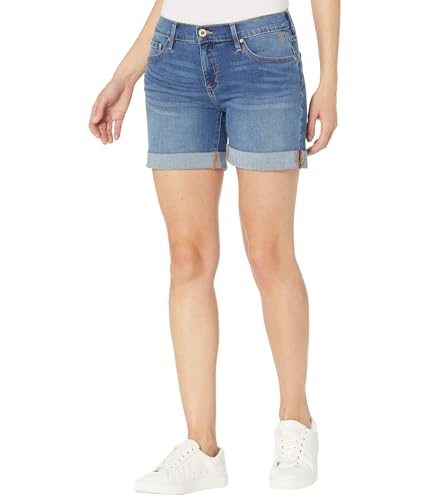 Tommy Hilfiger Damen 5" Denim Short Jeansshorts, Cape Blue, 40 von Tommy Hilfiger