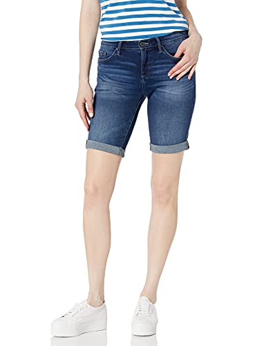 Tommy Hilfiger Damen 9" Denim Short Jeansshorts, Ink, 34 von Tommy Hilfiger