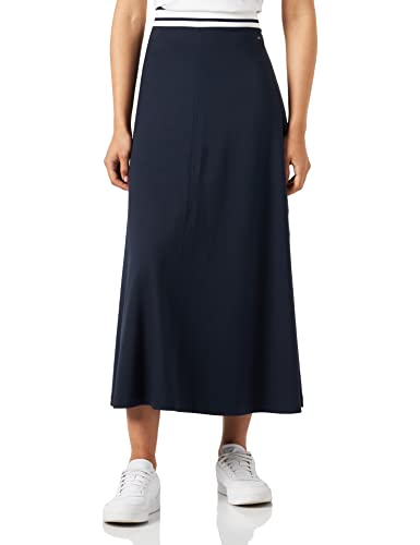 Tommy Hilfiger Damen Rock Midi-Länge, Blau (Desert Sky), M von Tommy Hilfiger