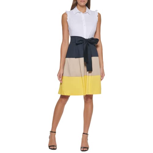 Tommy Hilfiger Damen weich Lässiges Abendkleid, Mango Multi, 32 von Tommy Hilfiger