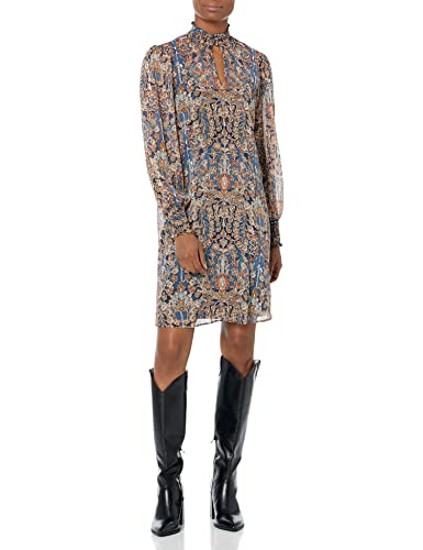 Tommy Hilfiger Damen A2hg2jvc-vds-10 Kleid, Sky Captain/Sand, 40 von Tommy Hilfiger