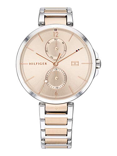 Tommy Hilfiger Multi Zifferblatt Quarz Uhr für Damen mit Zweifarbiges Edelstahlarmband - 1782127 von Tommy Hilfiger