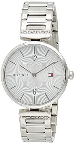 Tommy Hilfiger Analog Quarzuhr für Damen mit Silbernes Edelstahlarmband - 1782273 von Tommy Hilfiger