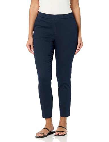 Tommy Hilfiger Damen Anzughose mit elastischer Taille, Kapitän des Himmels (Sky Captain), 40 von Tommy Hilfiger