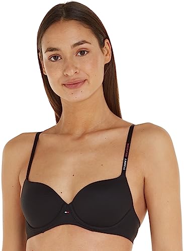 Tommy Hilfiger Damen BH mit Bügel, Schwarz (Black), 80A von Tommy Hilfiger