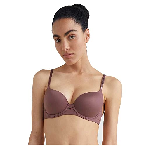 Tommy Hilfiger Damen BH mit Bügel, Violett (Overshadow), 85B von Tommy Hilfiger