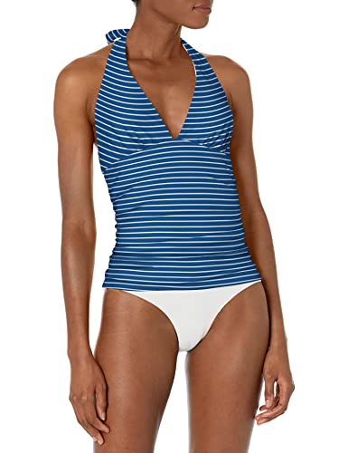 Tommy Hilfiger Damen Badeanzug Top Tankini-Oberteil, Sail Away Stripe, S von Tommy Hilfiger