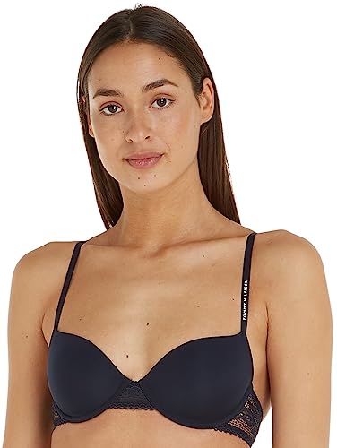 Tommy Hilfiger Damen Balconette-BH mit Bügel, Blau (Desert Sky), 80B von Tommy Hilfiger