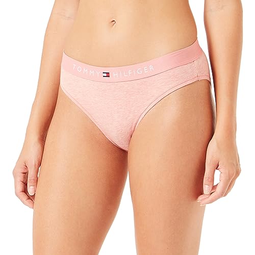 Tommy Hilfiger Damen Slip Unterwäsche, Rosa (Flora Pink Heather), L von Tommy Hilfiger