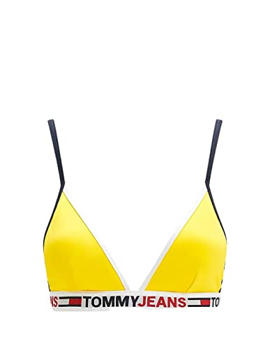 Tommy Hilfiger Damen Bikini Bademode Triangle Fixed RP Gr. S Gelb UW0UW03351ZIK von Tommy Hilfiger