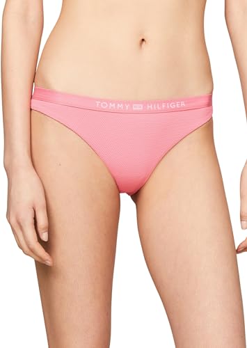 Tommy Hilfiger Damen Bikinihose Hipster, Rosa (Botanical Pink), XL von Tommy Hilfiger