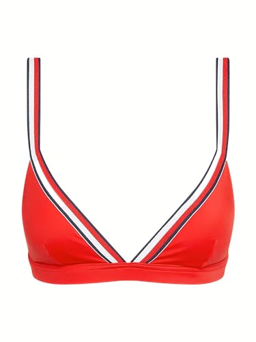 Tommy Hilfiger Damen Bikinitop Triangle Gepolstert, Rot (Primary Red), S von Tommy Hilfiger