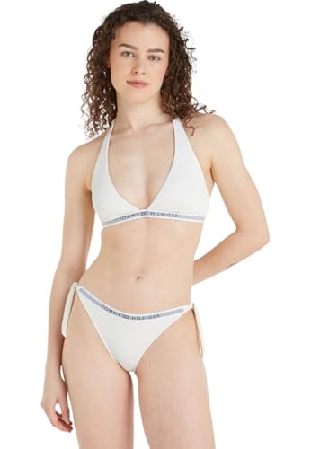 Tommy Hilfiger Damen Bikinitop Triangle Herausnehmbare Polster, Weiß (Ivory), M von Tommy Hilfiger