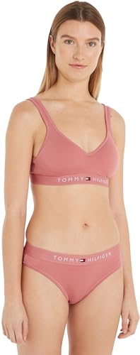 Tommy Hilfiger Damen Bralette Bralette Lift Stretch, Rosa (Teaberry Blossom), XL von Tommy Hilfiger