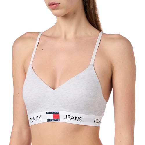 Tommy Hilfiger Damen Bralette Lift UW0UW04673 Push-Up-BHS, Grau (Ice Grey Heather), XS von Tommy Hilfiger