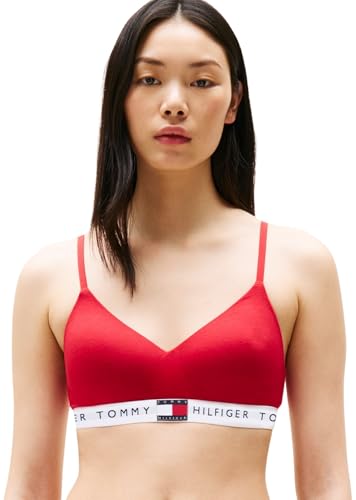 Tommy Hilfiger Damen Bralette Lift Uw0Uw05715 Push-Up, Red (Primary Red), XL von Tommy Hilfiger