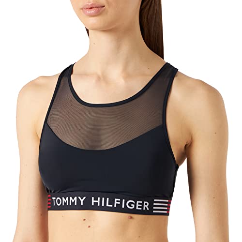 Tommy Hilfiger Damen Unlined Bralette Uw0uw03510 Andere BHs, Blau (Desert Sky), L EU von Tommy Hilfiger