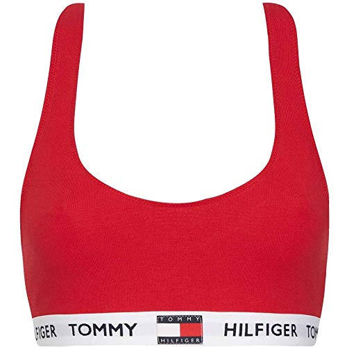 Tommy Hilfiger Unlined Bralette Andere BHs Damen, Rot (Tango Red), XS von Tommy Hilfiger
