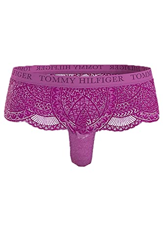 Tommy Hilfiger Damen UW0UW03919 Brazilian-Slips, Lila (Lilac Orchid), M von Tommy Hilfiger