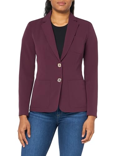 Tommy Hilfiger Damen Business Jacket with Flattering Fit and Single-Button Closure Blazer, Weinverkostung, 42 von Tommy Hilfiger