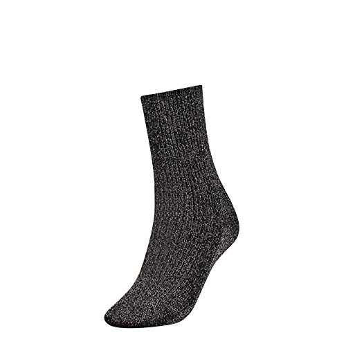 Tommy Hilfiger Damen Classic Socken, Schwarz, 39/42 von Tommy Hilfiger