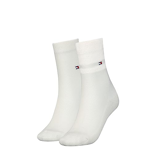 Tommy Hilfiger Damen CLSSC Sock, Off White, 35/38 (2er Pack) von Tommy Hilfiger