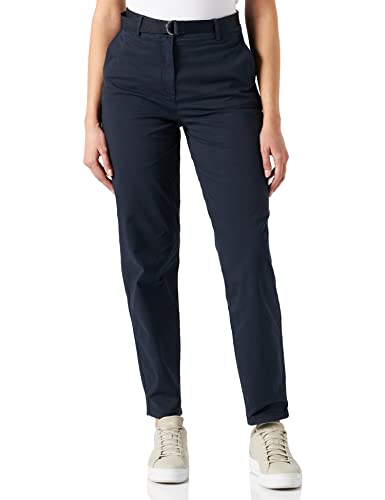 Tommy Hilfiger Damen CO Twill Tapered Chino Pant Hose, Desert Sky, 36 von Tommy Hilfiger