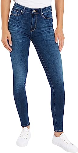 Tommy Hilfiger Damen Jeans Heritage Como Skinny RW Stretch, Blau (Doreen), 31W / 32L von Tommy Hilfiger